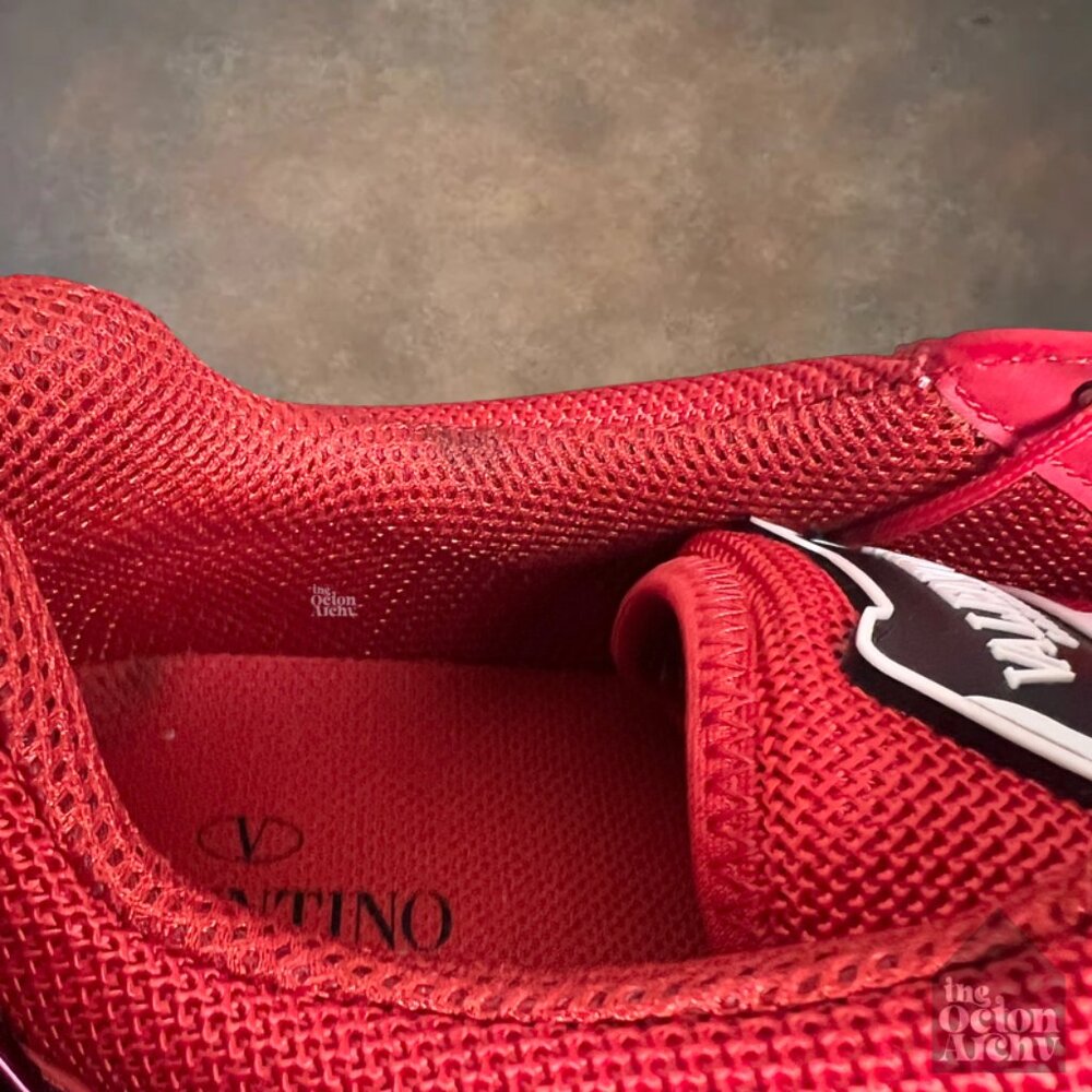 Size 44 Valentino Garavani Climber Trainer 'Red' TSC20Y0 Pre-Owned - Picture 8 of 14